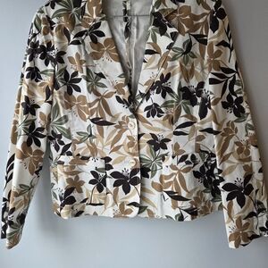 Elegant Floral Women's Blazer